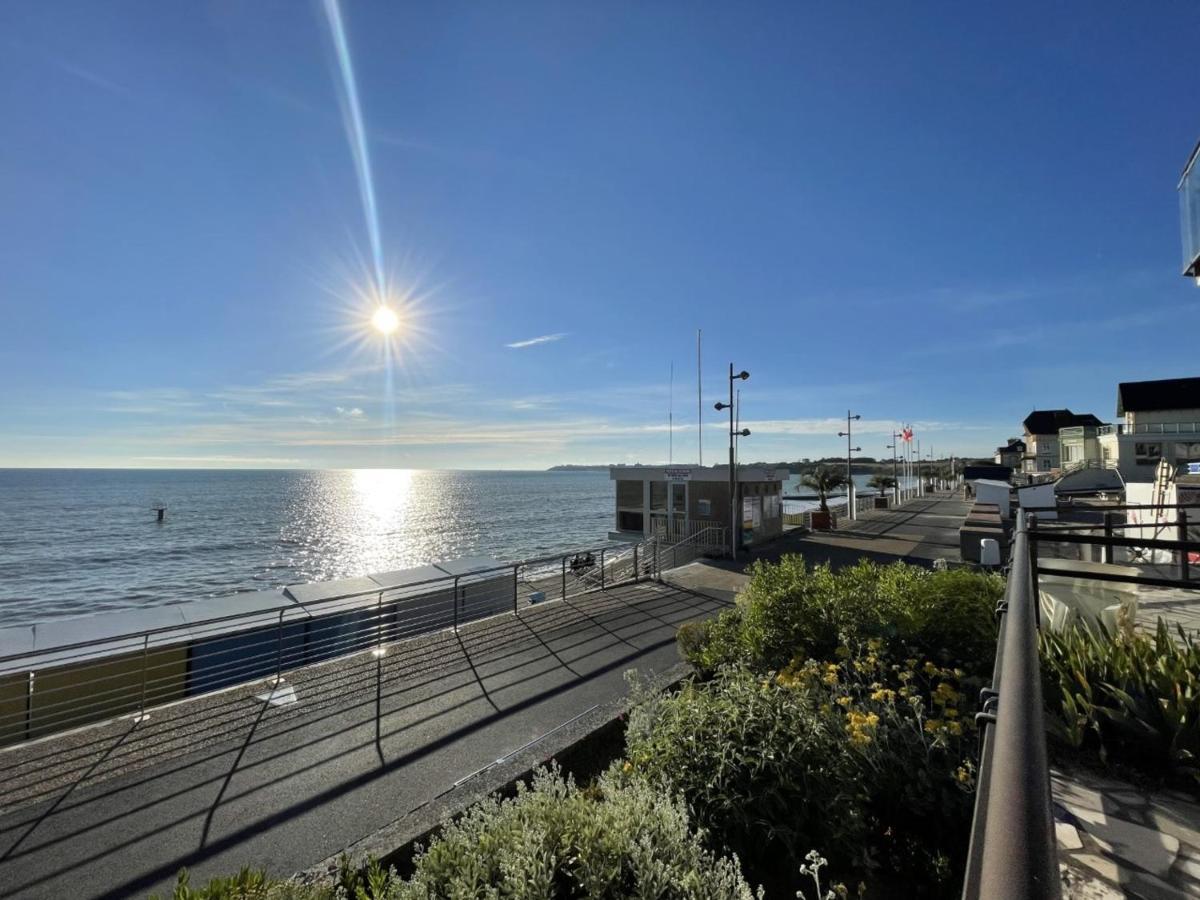 Appartement Duplex En Front De Mer Avec Terrasse - Acces Direct Plage - 2 Chambres + Cabine - Fr-1-361-456 Saint-Pair-sur-Mer Exteriör bild
